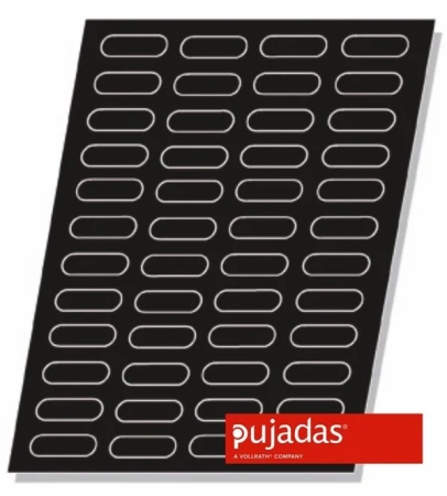 M.Pujadas, S.A. Форма для выпечки 859.200 (Бриошь, 48 шт, 70х30мм, силикон)